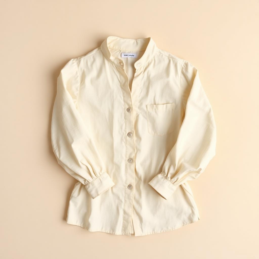 Blusa de linho creme
