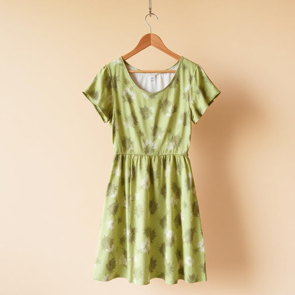 Vestido floral verde